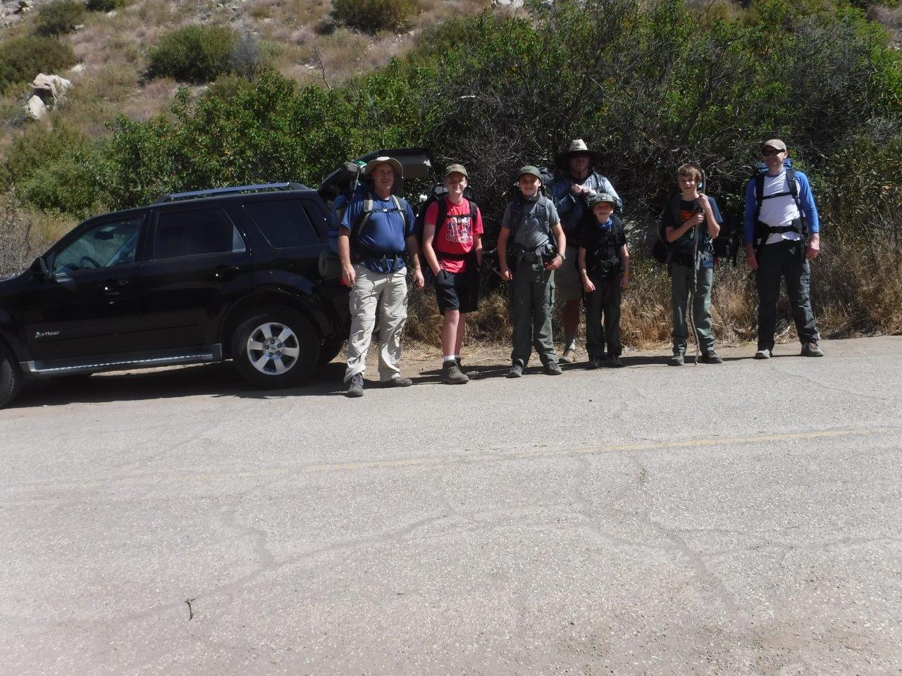 Phoenix Patrol Backpacking Trip - Mitilija Canyon
