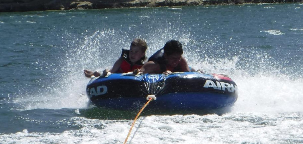 Black Knights and Phoenix patrol outing - Tubing at Lake Piru